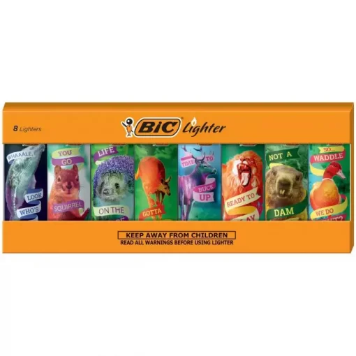 BIC Special Edition Party Animal Series Lighters