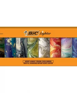 BIC Special Edition Marble Series Lighters Assorted 8-Pack